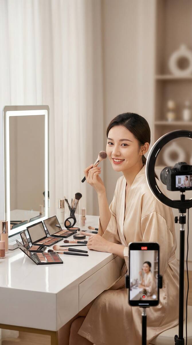 17c一起草美妆视频教程